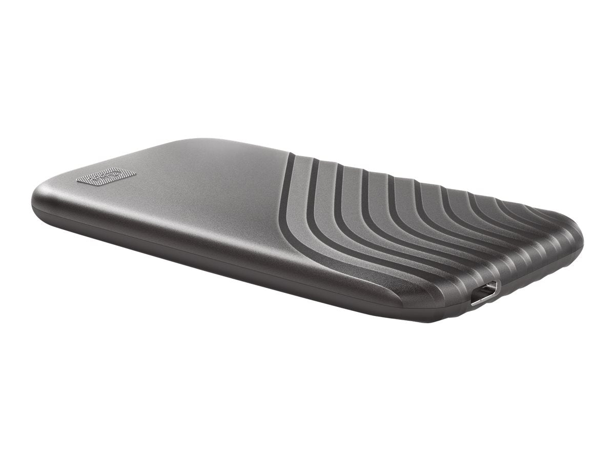 WD My Passport SSD 500GB Space Gray Seitenansicht