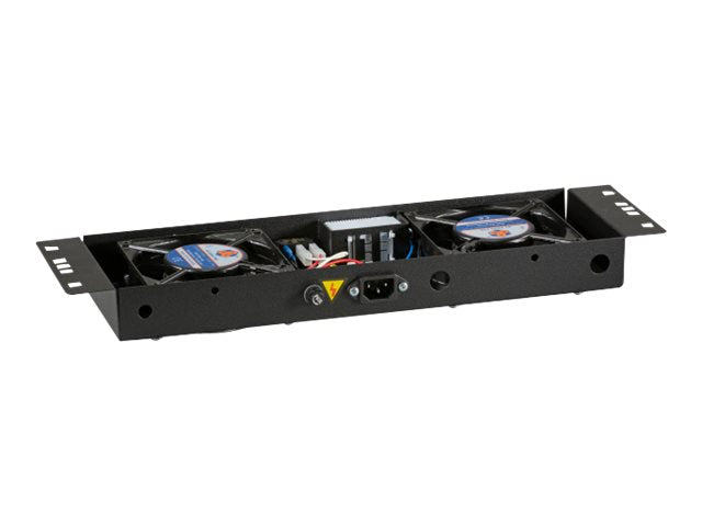 EFB Lüftereinheit 2-fach SCHWARZ mit Thermostat - Verpackung