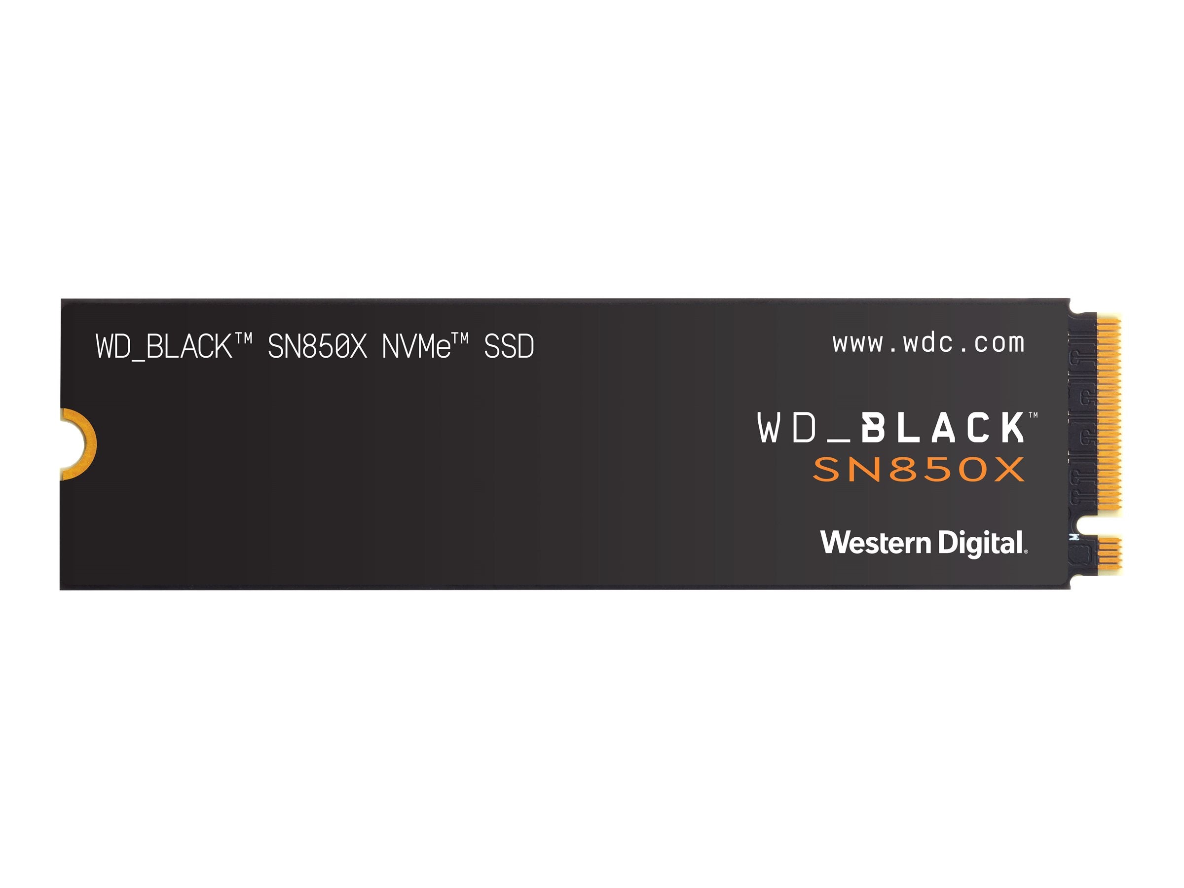 WD Black SN850X PCIe Gen 4 Gaming SSD 1TB Vorderansicht