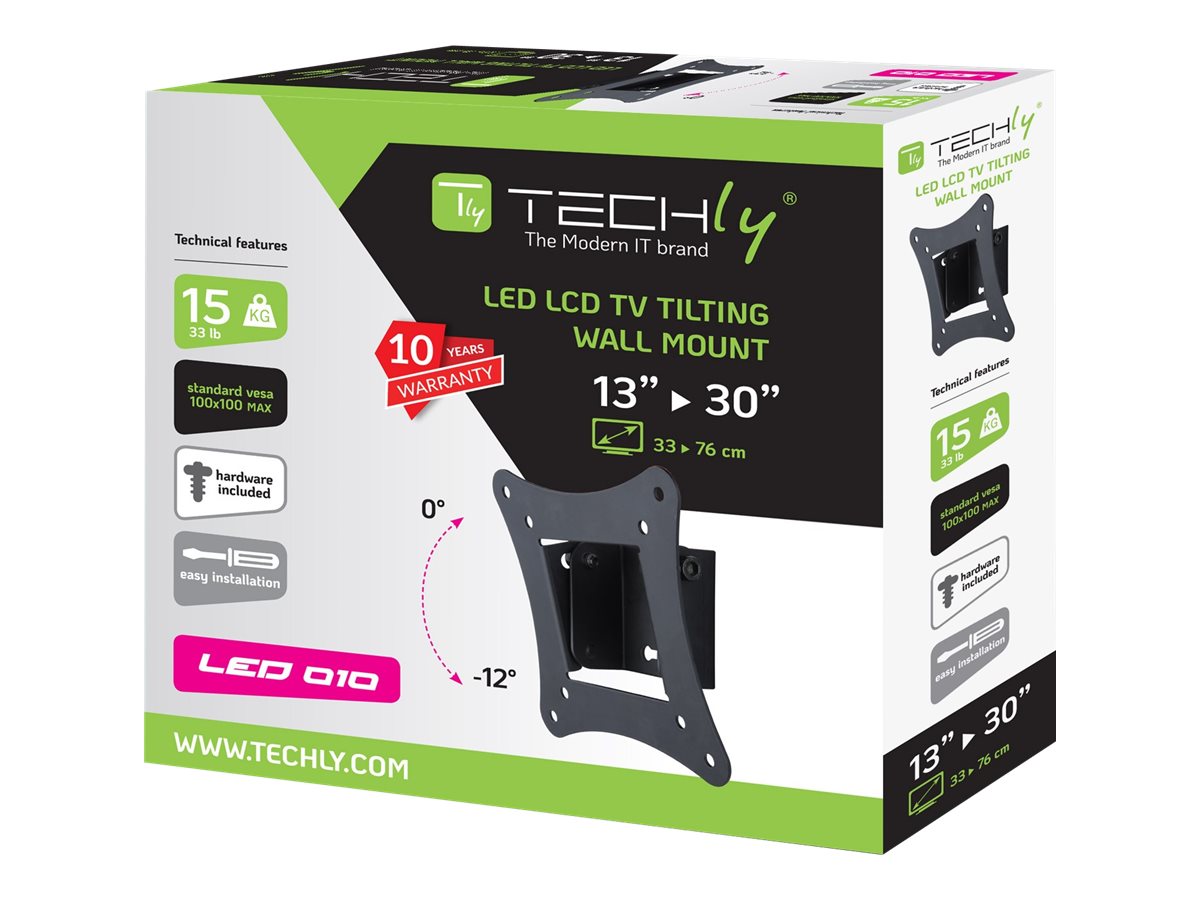 TECHLY Wandhalterung fuer 1 LCD TV LED 13-30 Zoll 33