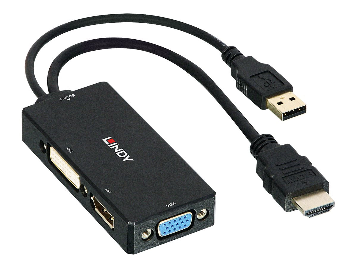 LINDY HDMI an DP/DVI/VGA Konverter Detailansicht