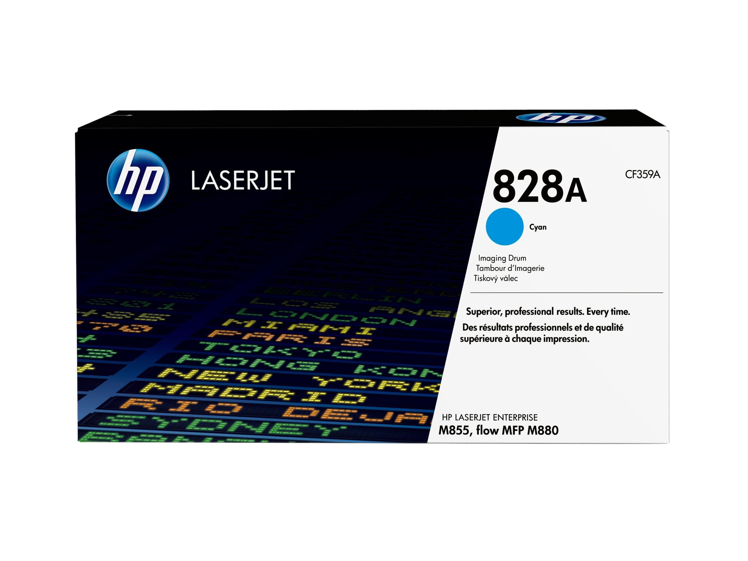 HP 828A original imaging drum CF359A cyan Vorderansicht