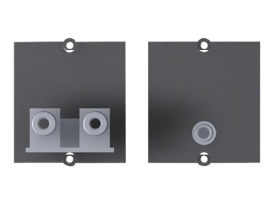 BACHMANN Rahmen 1xKlinke 3,5mm BAM-6 Vorderansicht