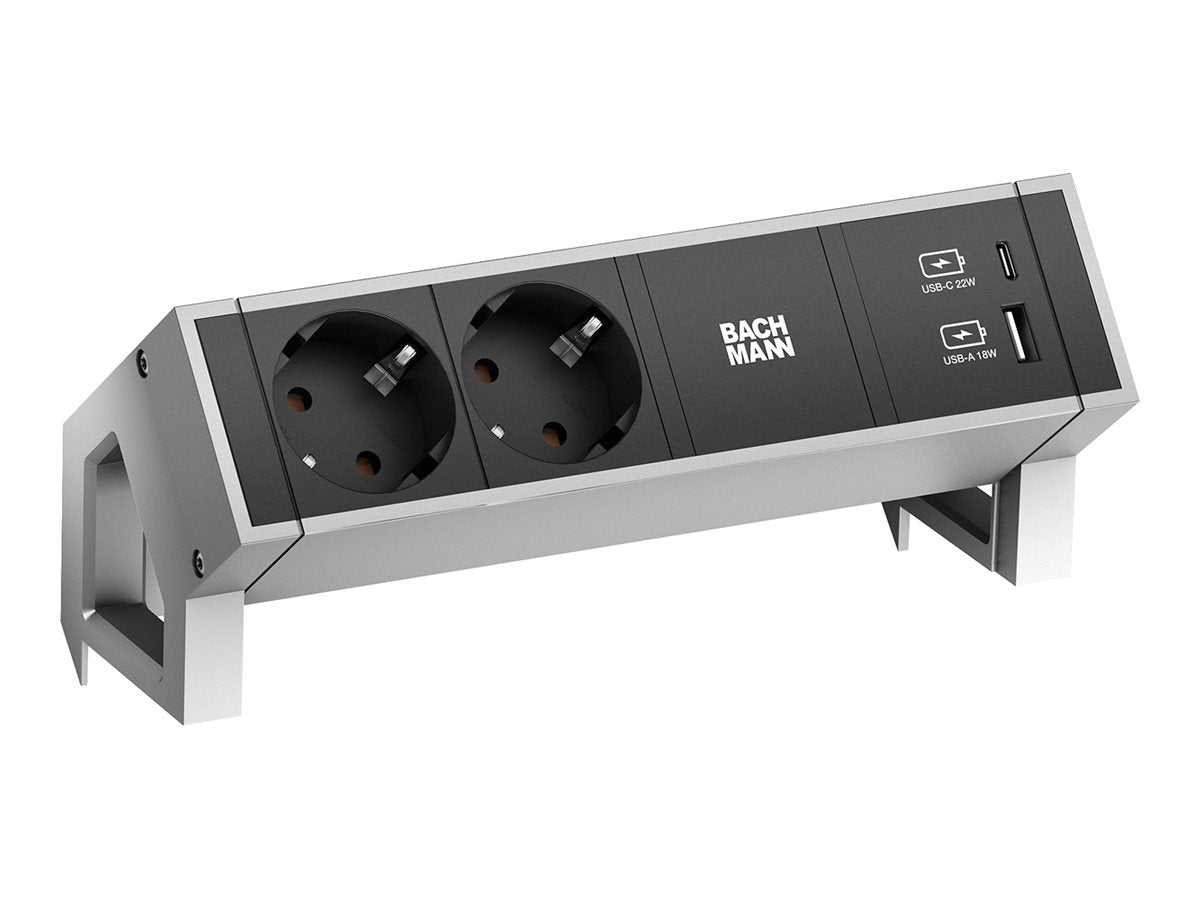 BACHMANN DESK2 USB Charger 22W Vorderansicht