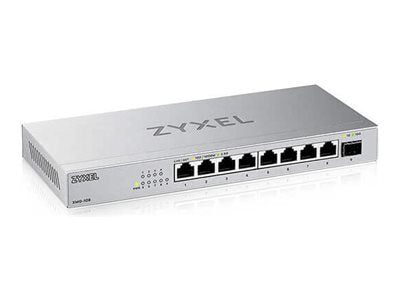 ZYXEL 8-Ports 2.5G+ 1x 10G SFP+ MultiGig unmanaged Switch Vorderansicht