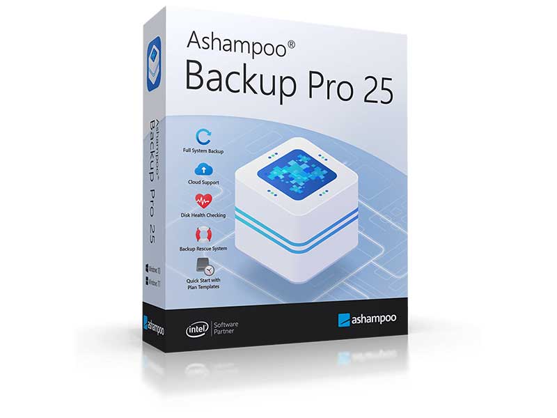 ASHAMPOO Backup Pro 26 Vorderansicht