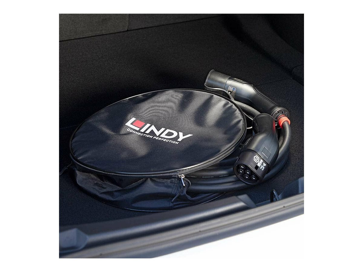 LINDY Ladekabel für E-Fahrzeuge Typ 2 11kW 7m - Tragetasche