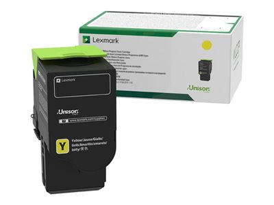 LEXMARK 78C1UY0 Rückgabe-Tonerkassette Gelb - Vorderansicht