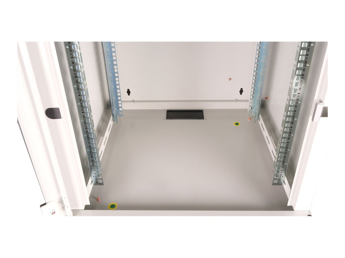 ROLINE Wandgehäuse Pro 48,26cm 19Zoll 12 HE 600x600 BxT grau - Vorderansicht