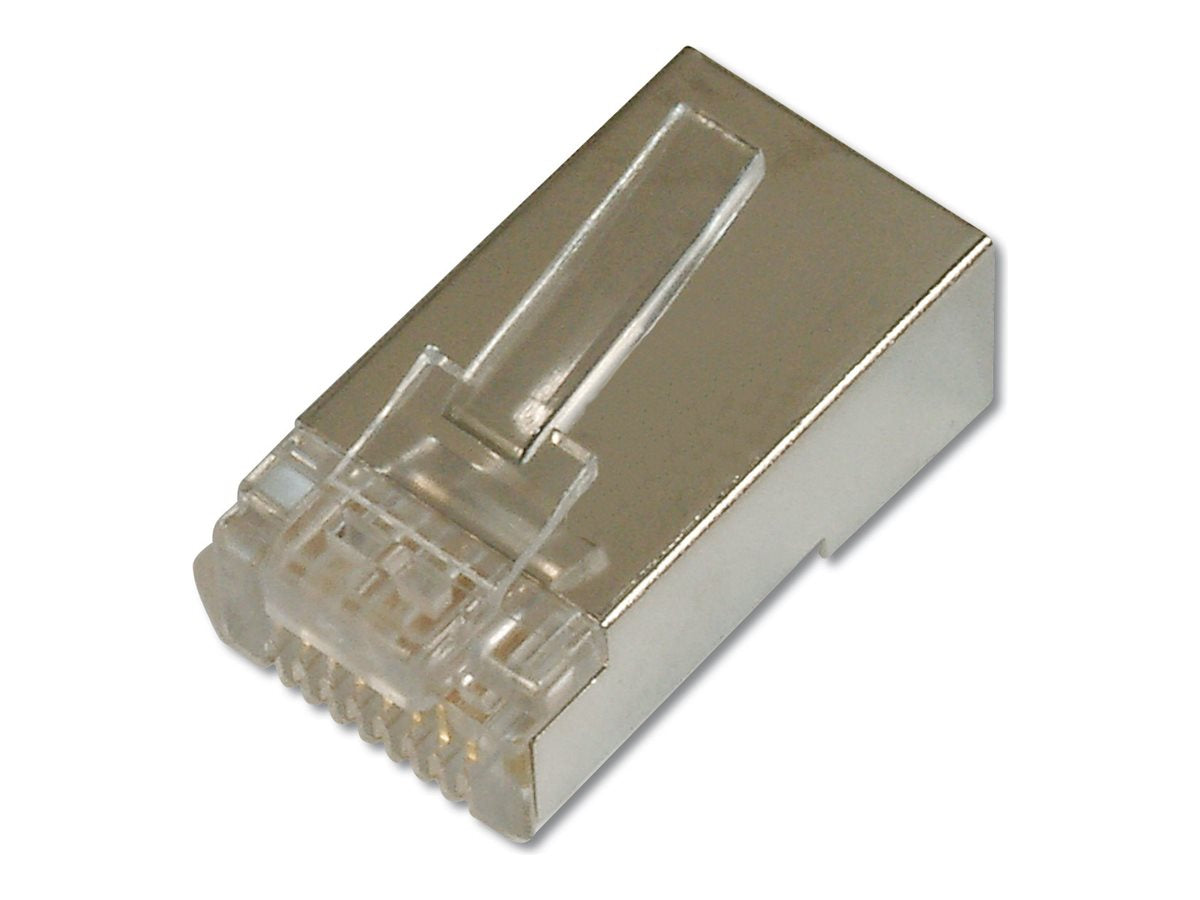 DIGITUS Modular Stecker für Rundkabel 8P8C geschirmt - Vorderansicht