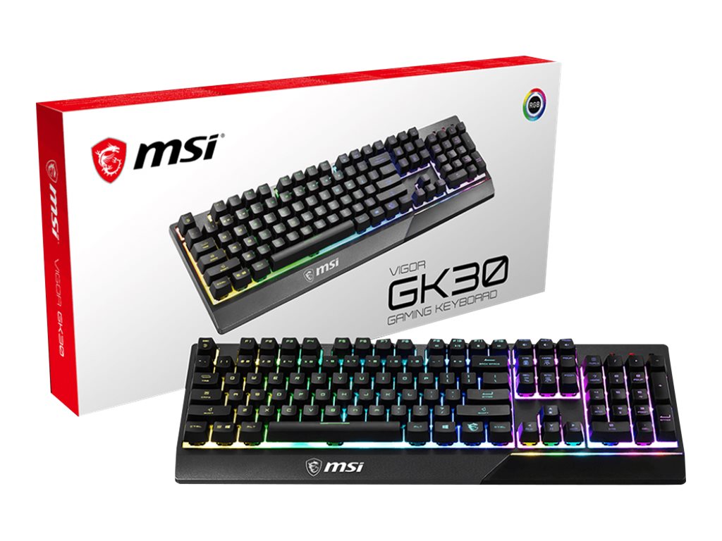 MSI Vigor GK30 Gaming Tastatur Verpackung