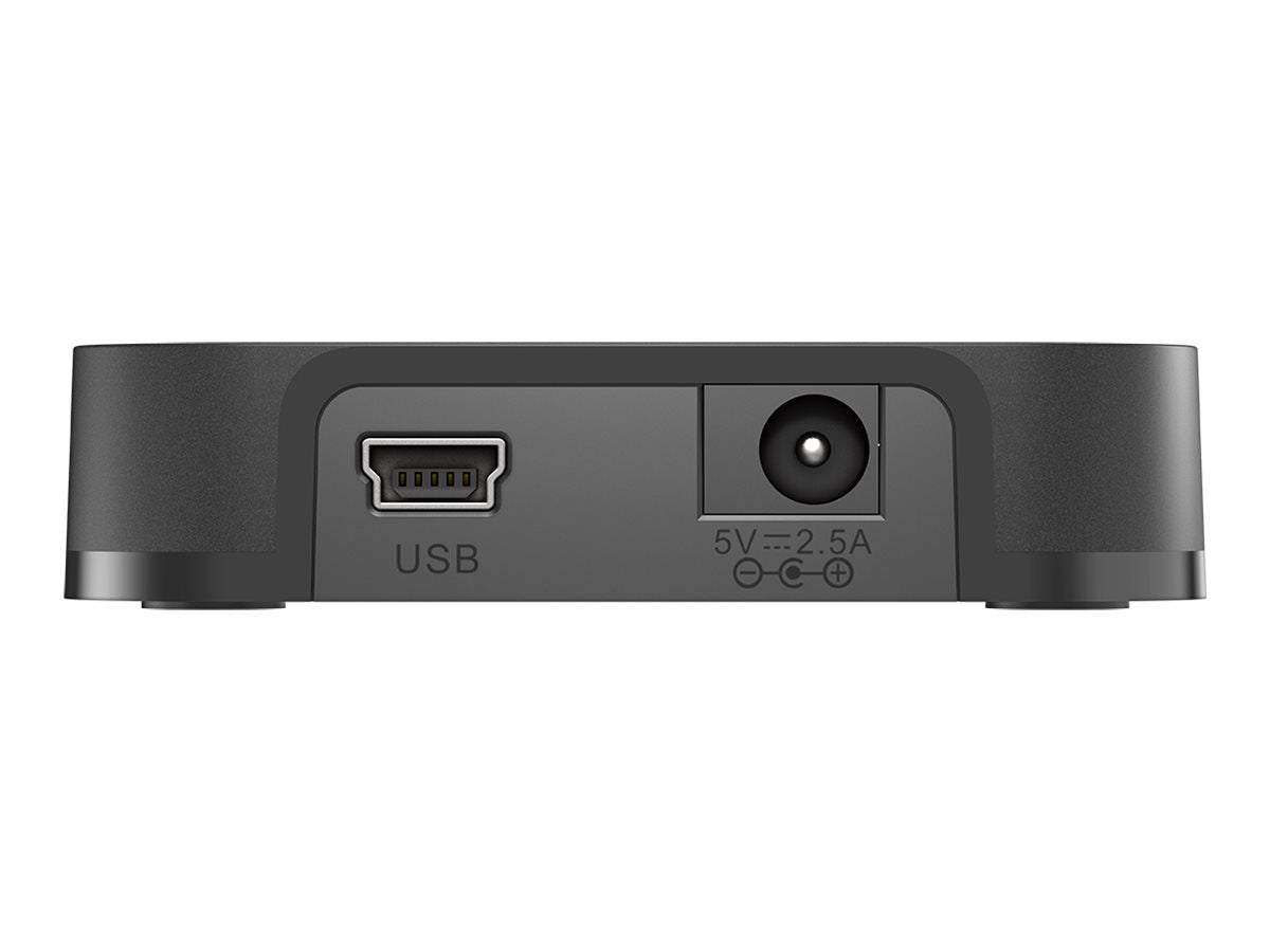D-LINK DUB-H4 4-Port Hub Rückansicht