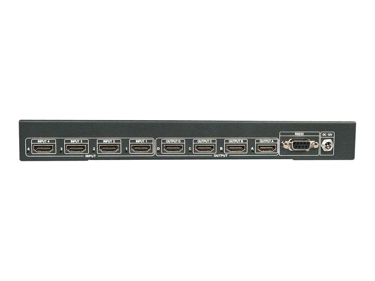 LINDY HDMI 4K UHD 4x4 Matrix Vorderansicht