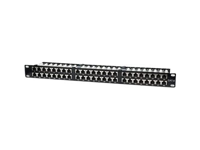 INTELLINET Cat5e Patchpanel 48-Port FTP geschirmt Vorderansicht