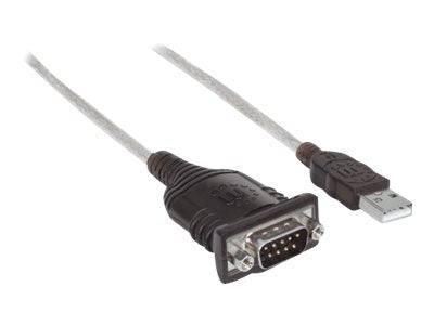 MANHATTAN USB RS232 Seriell Konverter Verbindet ein serielles Geraet mit dem USB Port FTDI FT232RL-Chipsatz 0