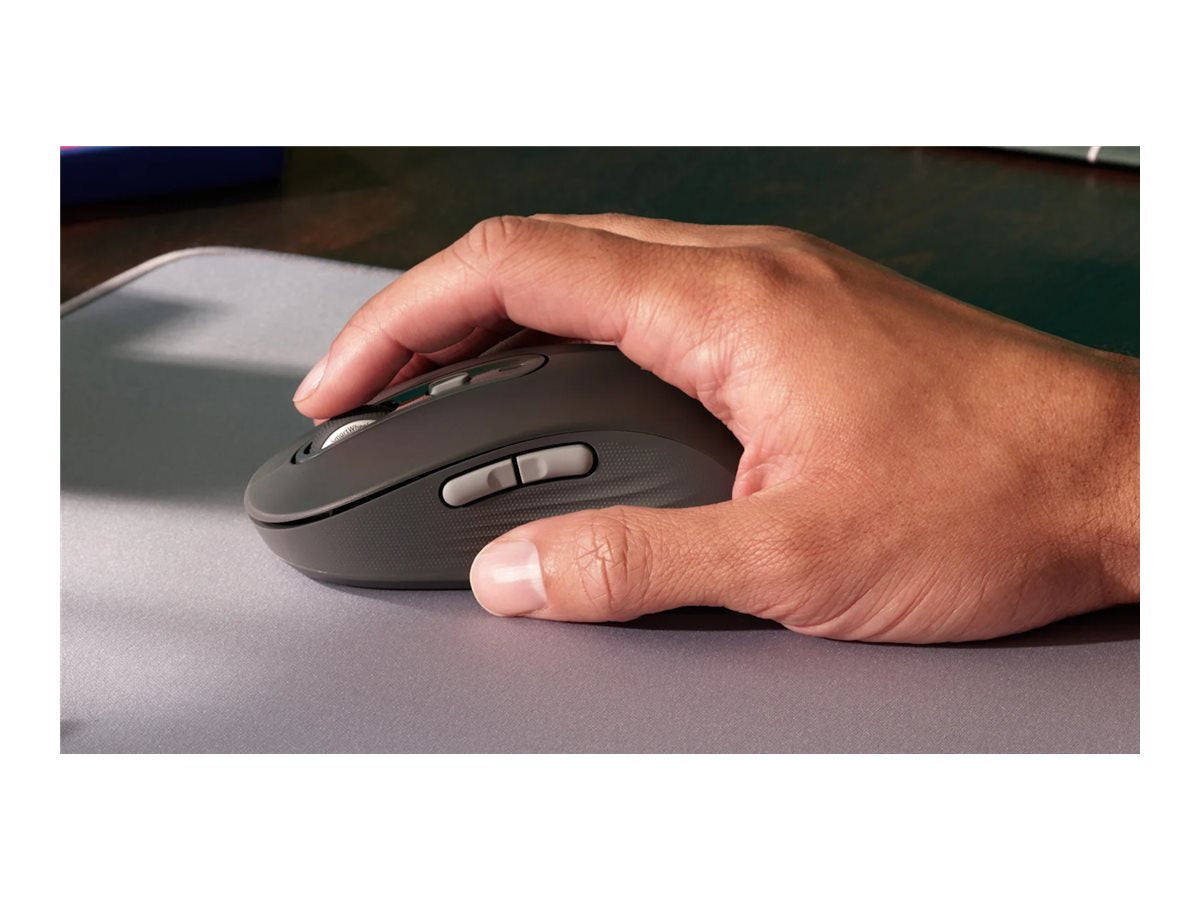LOGITECH Signature Plus M750 L Wireless Mouse Graphite - Seitenansicht