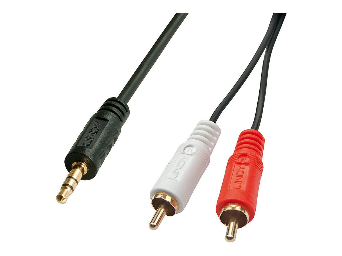 LINDY Premium Audio-Adapterkabel 2m Verpackung