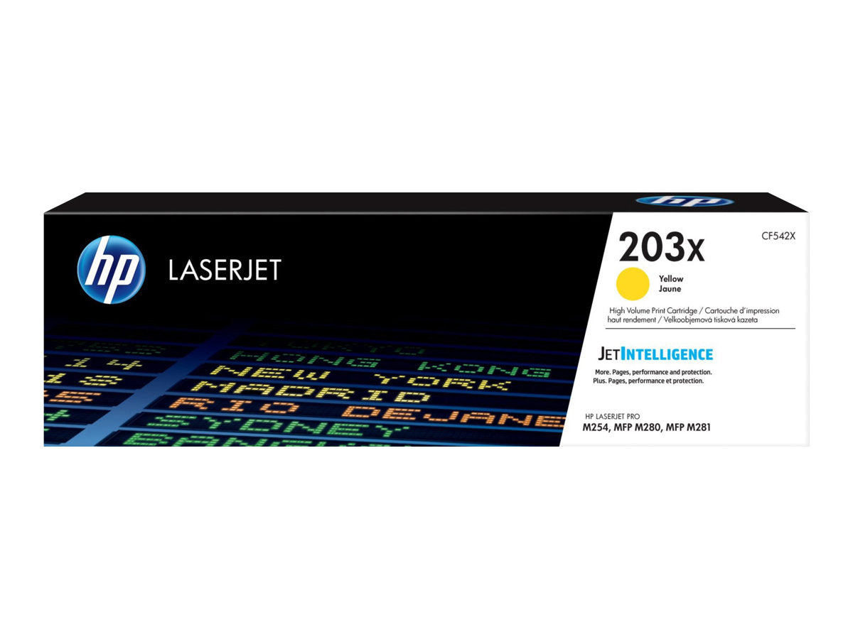 HP 203X Original Yellow LaserJet Toner Cartridge Verpackung