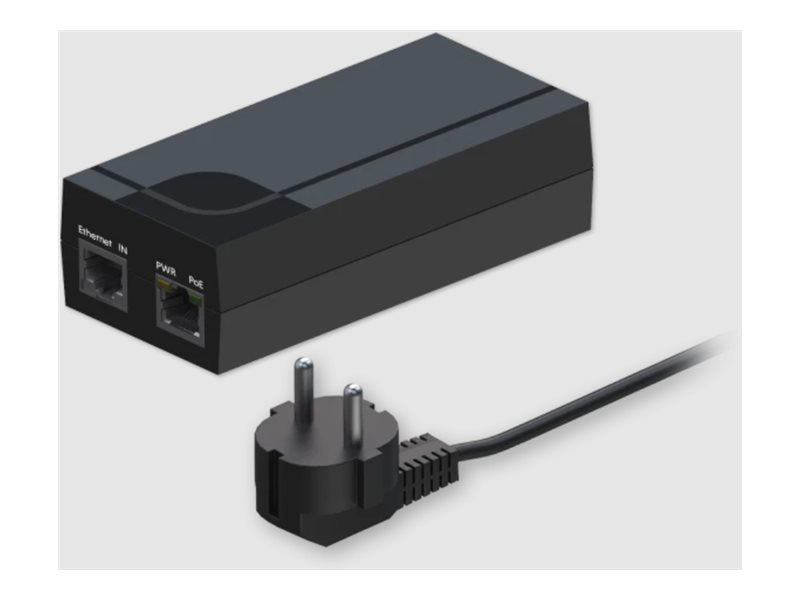 Vorderansicht des TELTONIKA NETWORKS Single port gigabit PoE Injector EU Version