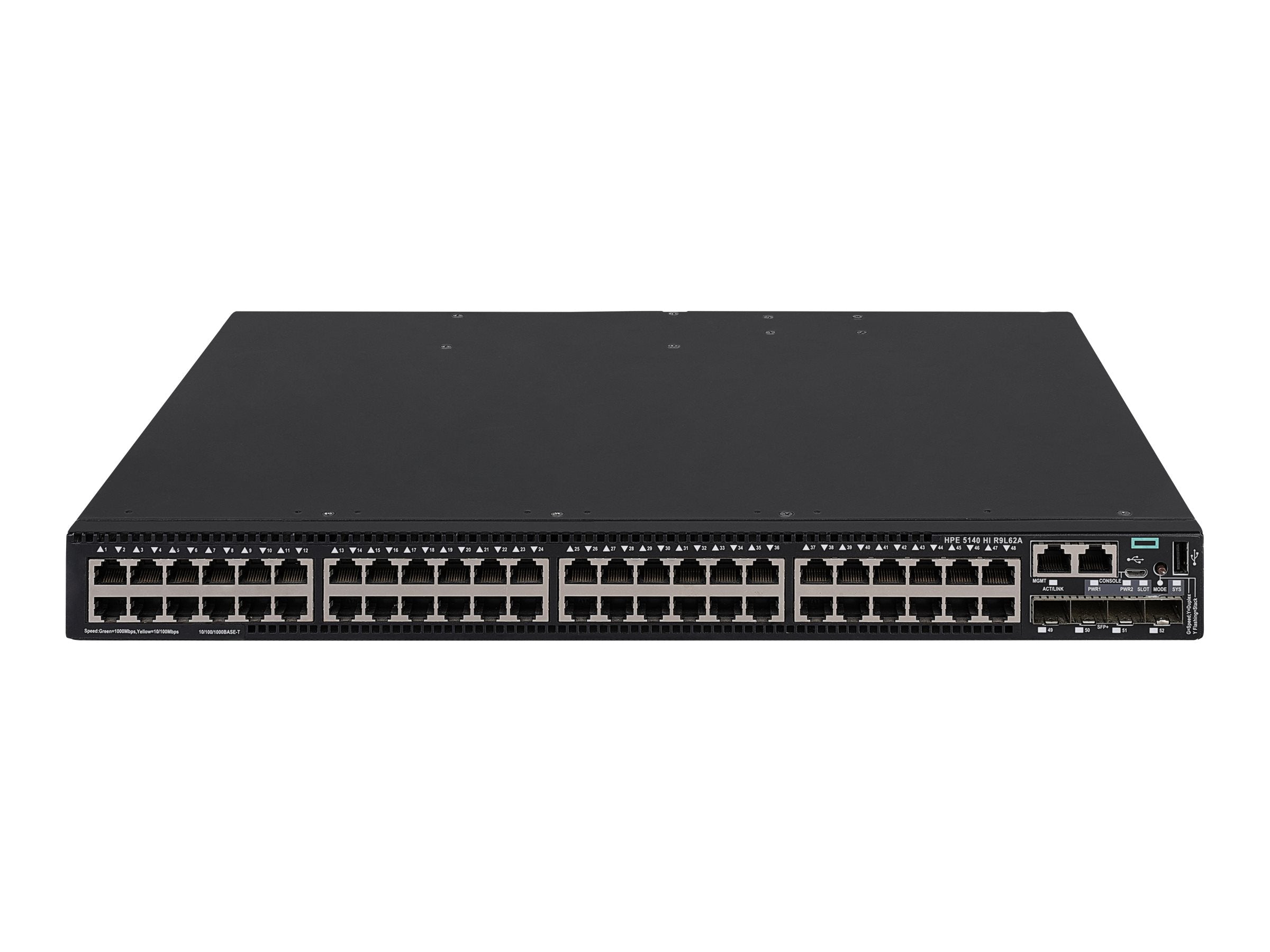ARUBA HPE FlexNetwork 5140HI Switch Vorderansicht