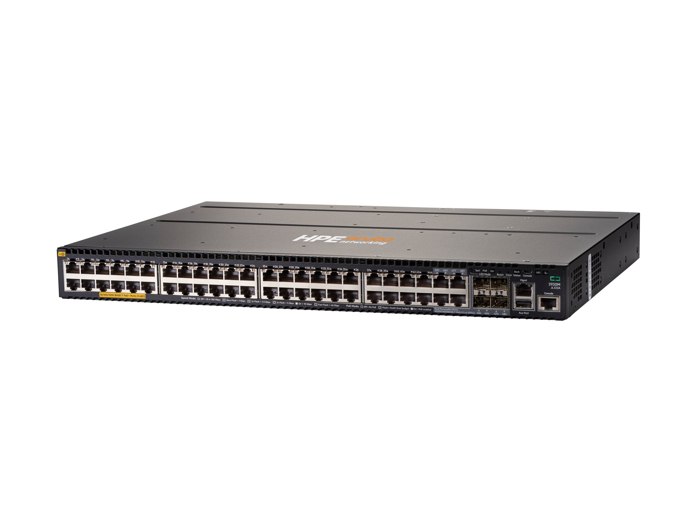 ARUBA HPE Aruba 2930M 48G PoE+ 1-slot Switch Verpackung