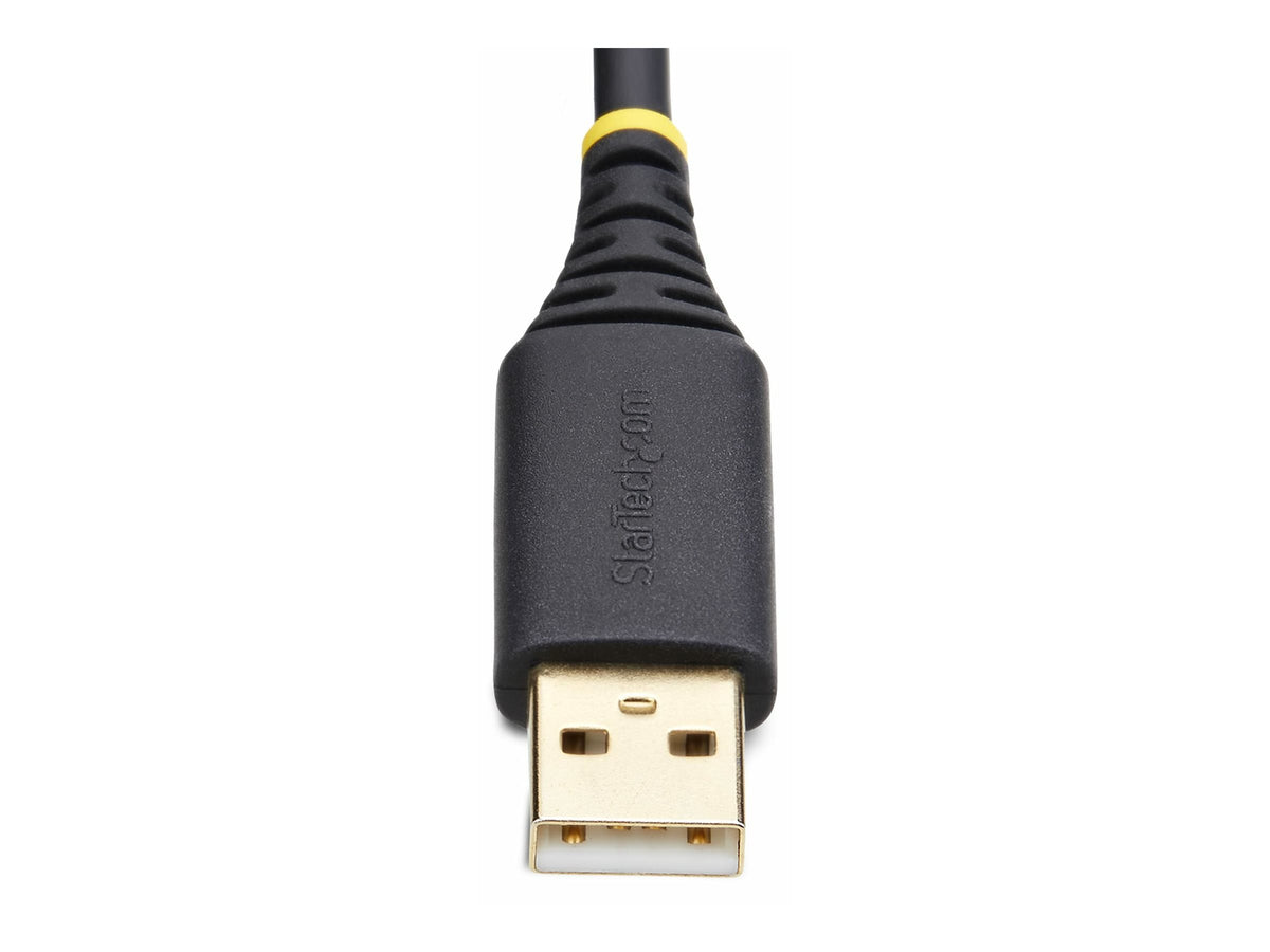STARTECH.COM 30cm USB auf Seriell Adapter COM-Retention FTDI USB-A zu DB9 Kabel USB RS232 Wechselbare Schrauben/Muttern