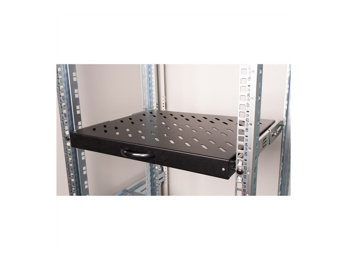 ROLINE Fachboden 48,26cm 19Zoll 1 HE ausziehbar im Rack
