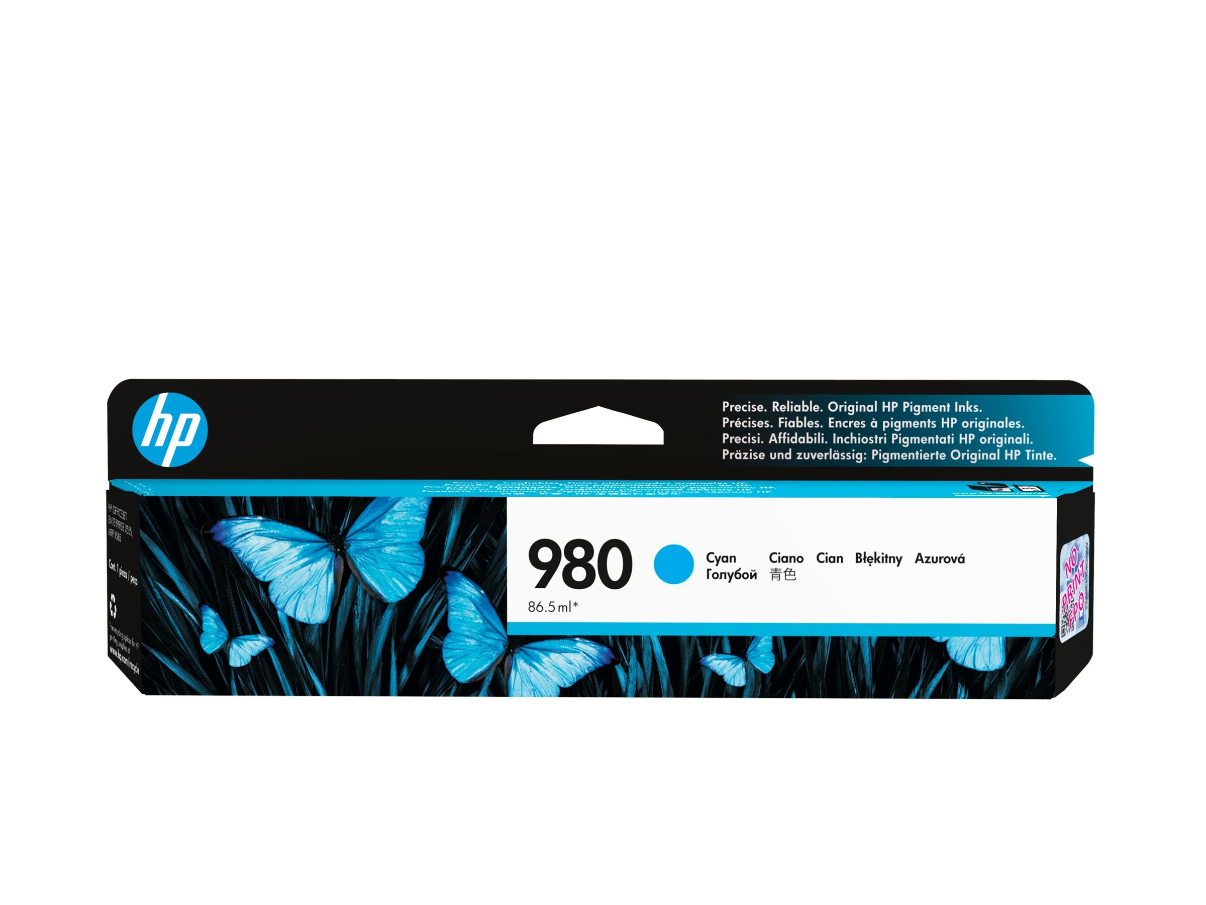 HP 980A Original Tinte cyan Verpackung