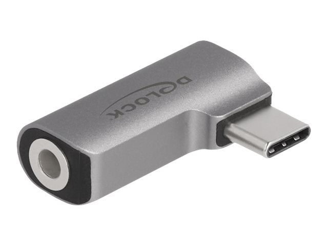 DELOCK Audio Adapter USB Type-C Stecker zu 3,5mm 4 Pin Klinkenbuchse - Vorderansicht