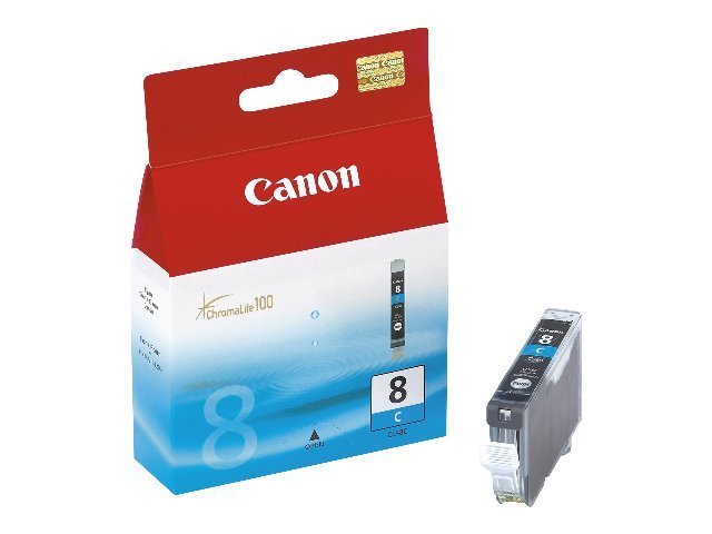 Verpackung der CANON CLI-8C Tinte cyan Standardkapazität 13ml