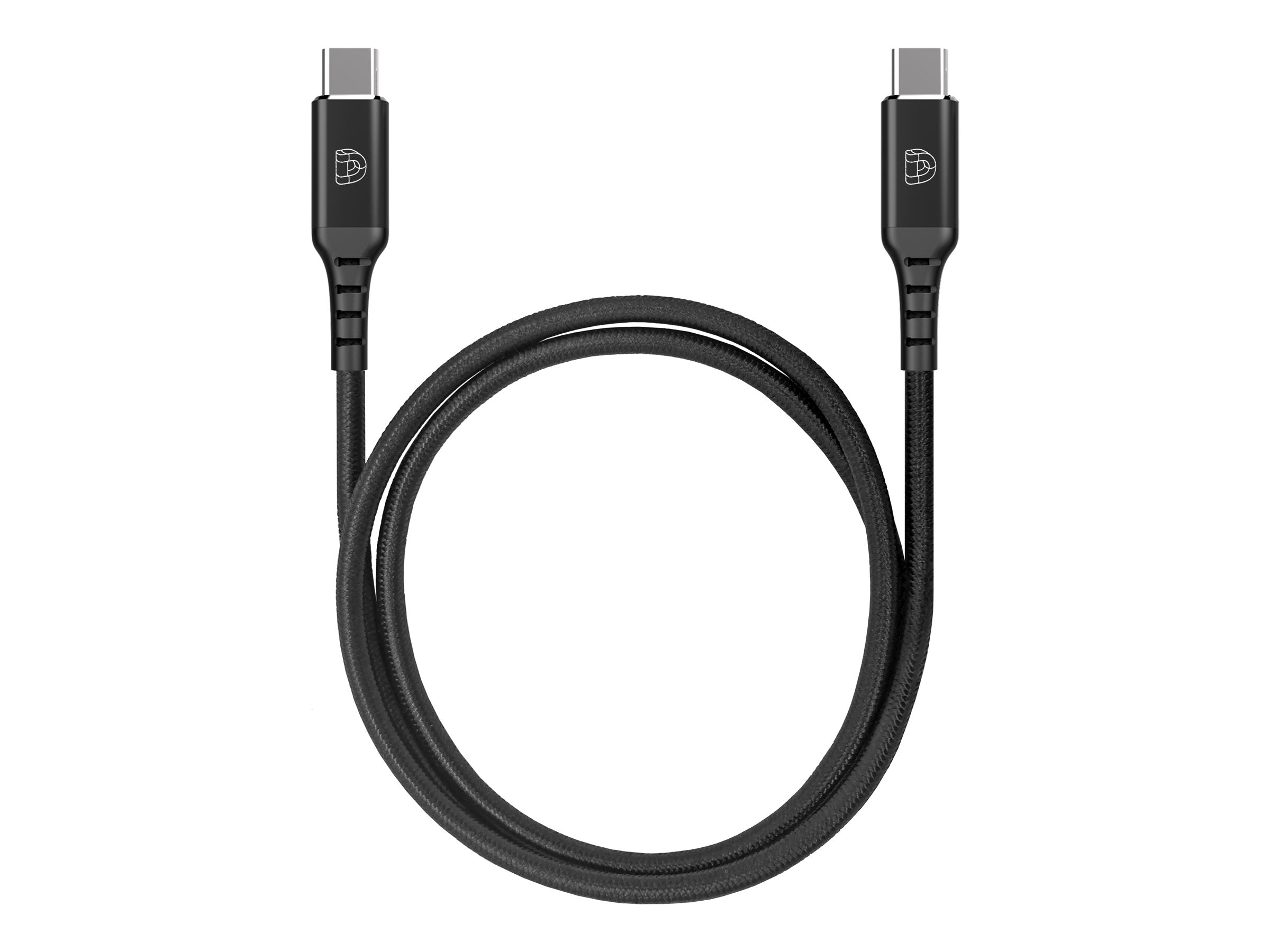 DEQSTER Nylon Ladekabel USB-C zu USB-C - Vorderansicht