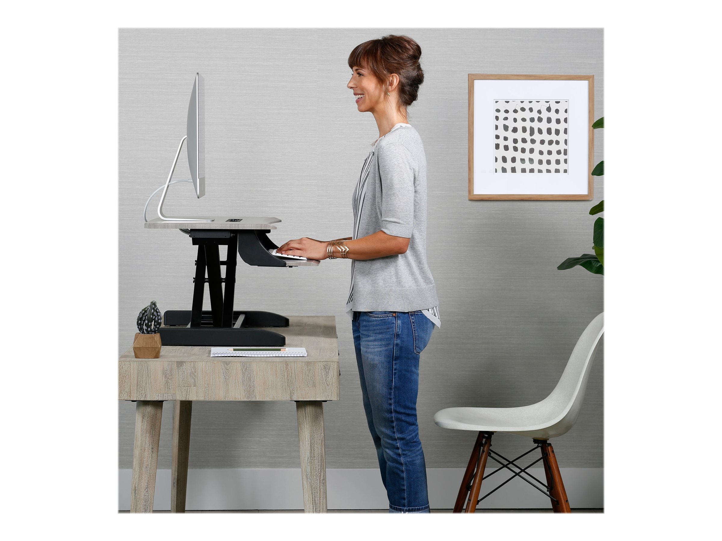 Detailansicht der Oberfläche des ERGOTRON WorkFit-Z Mini Sit-Stand Desktop
