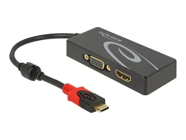 DELOCK USB Type-C Splitter Vorderansicht