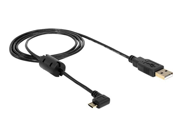 DELOCK Kabel USB micro-B St/ USB-A St Ferrk. 1m Vorderansicht