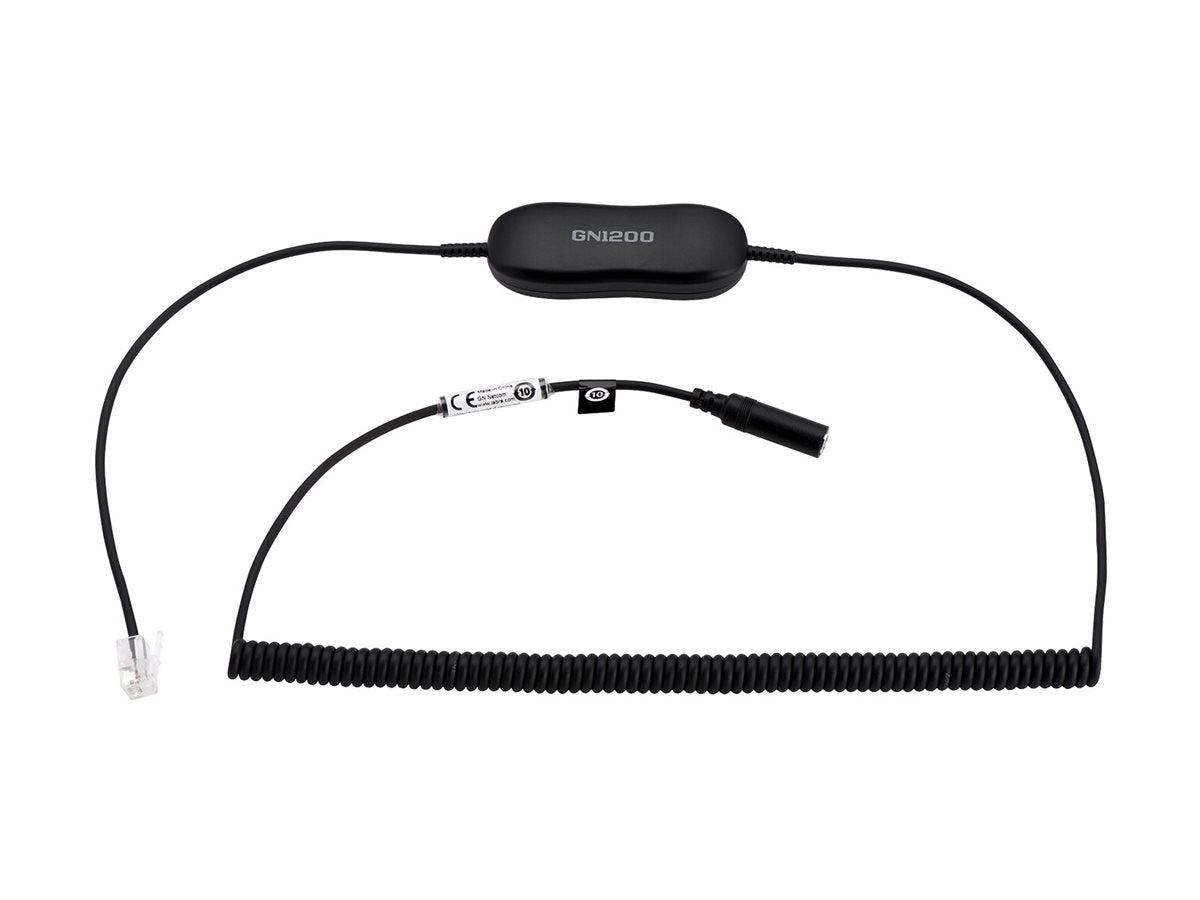 JABRA EVOLVE desk phone cable RJ9 to 3.5mm jack converter cable 2M