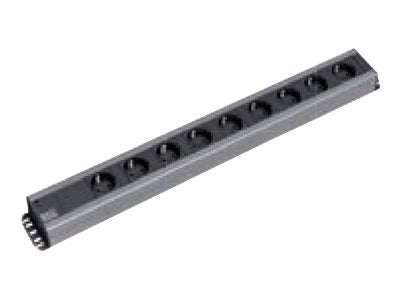 BACHMANN Handwerkerleiste 9x Schutzkontakt 2m - Vorderansicht