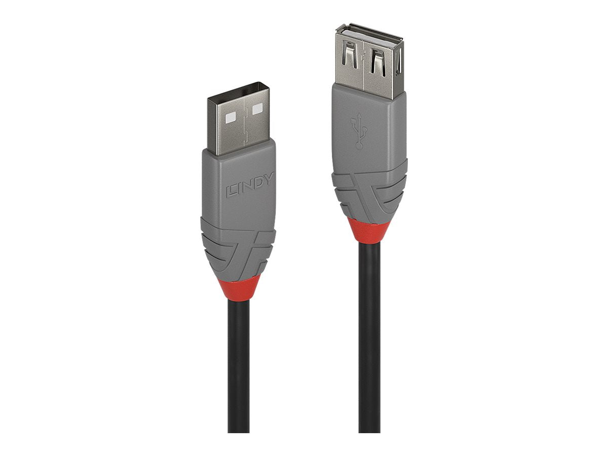 LINDY 2m USB 2.0 Typ A Verlängerungskabel - Vorderansicht