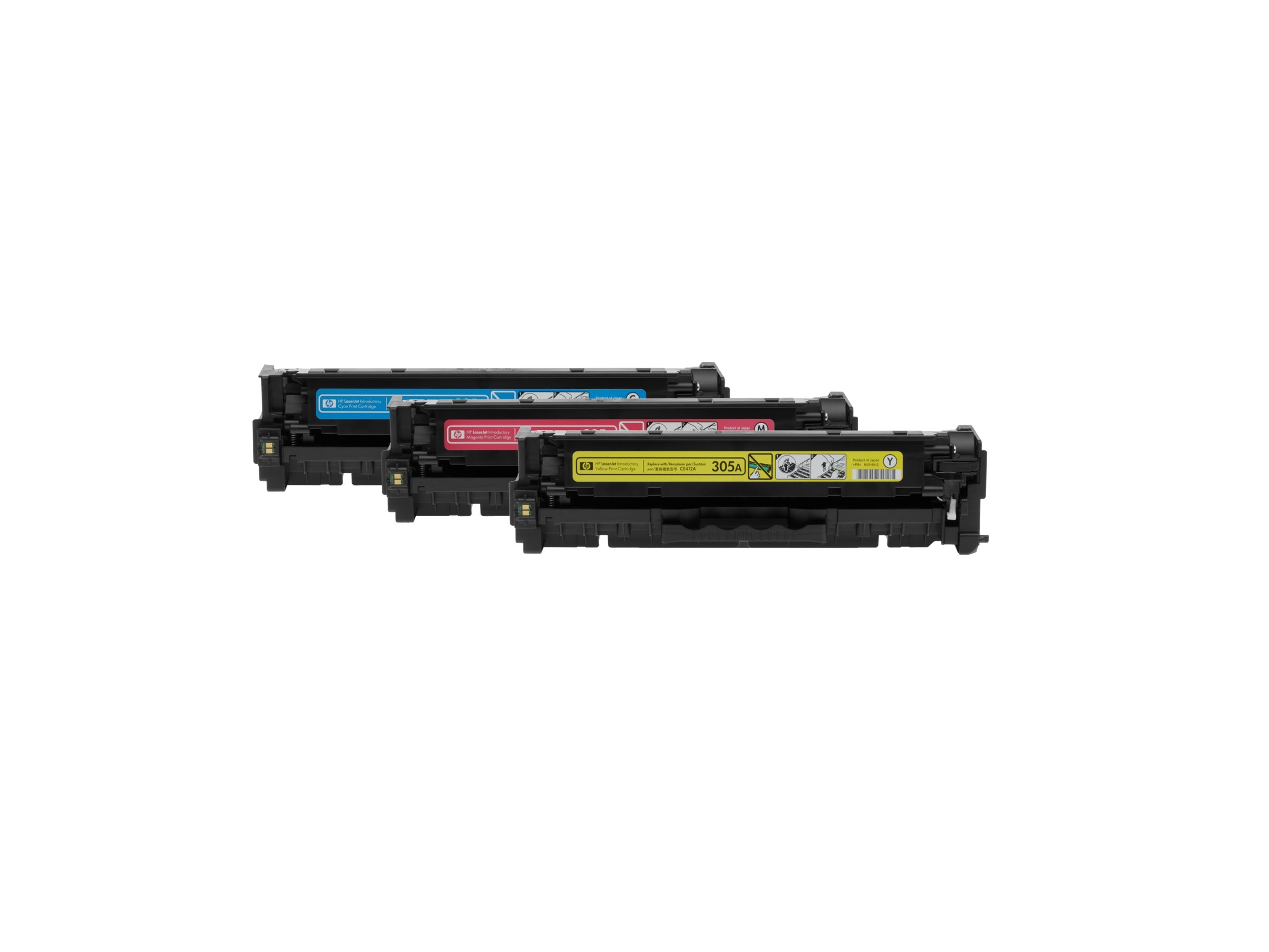 HP 125A Tonerpatrone Magenta Seitenansicht