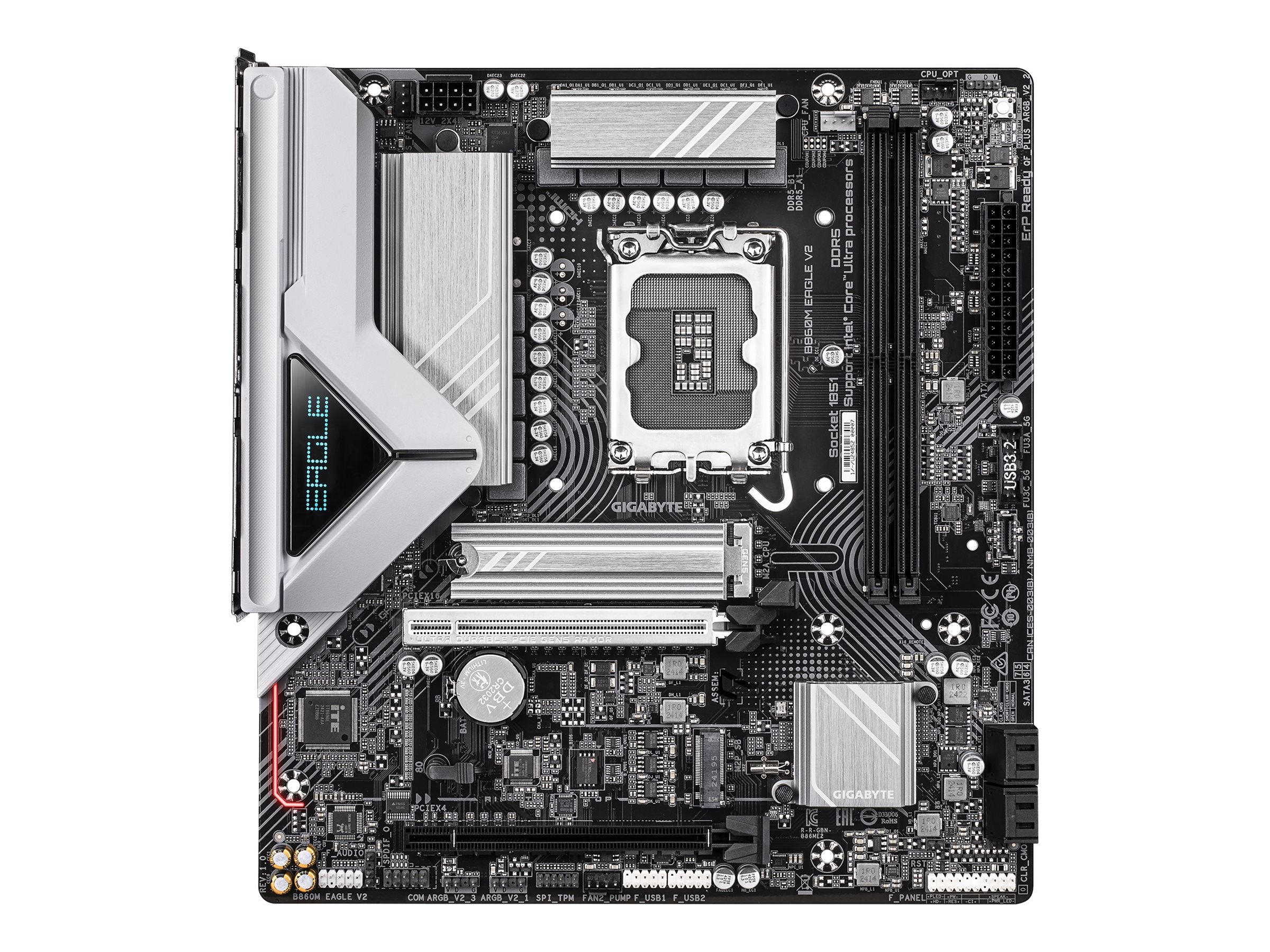 GIGABYTE B860M EAGLE V2 Motherboard Vorderansicht