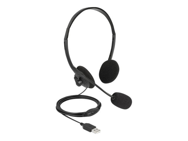 DELOCK USB Stereo Headset Vorderansicht