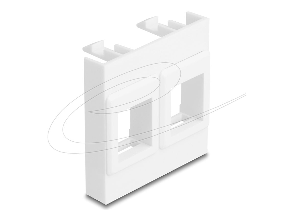 DELOCK Easy 45 Keystone-Modulträger Vorderansicht