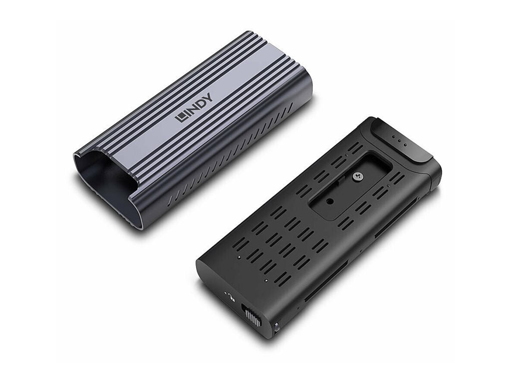 LINDY USB4 NVMe M.2 SSD Gehäuse Verpackung