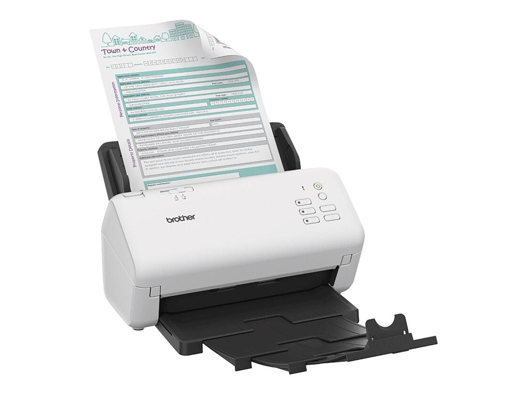 BROTHER Document Scanner ADS-4300N Anschlussmöglichkeiten