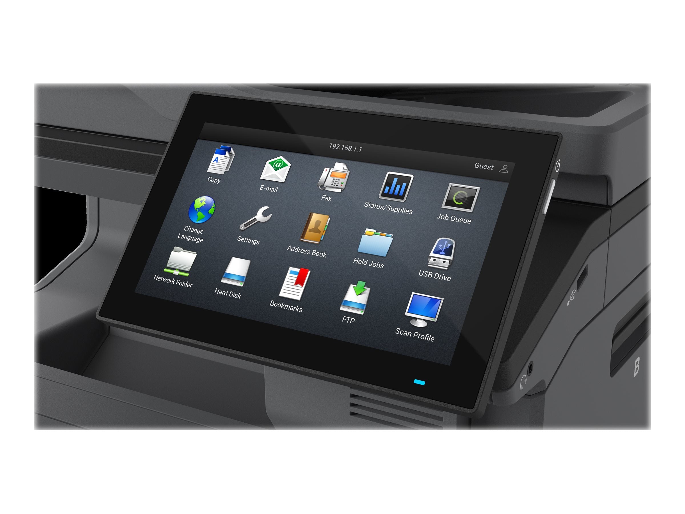LEXMARK XC4342 MFP Seitenansicht