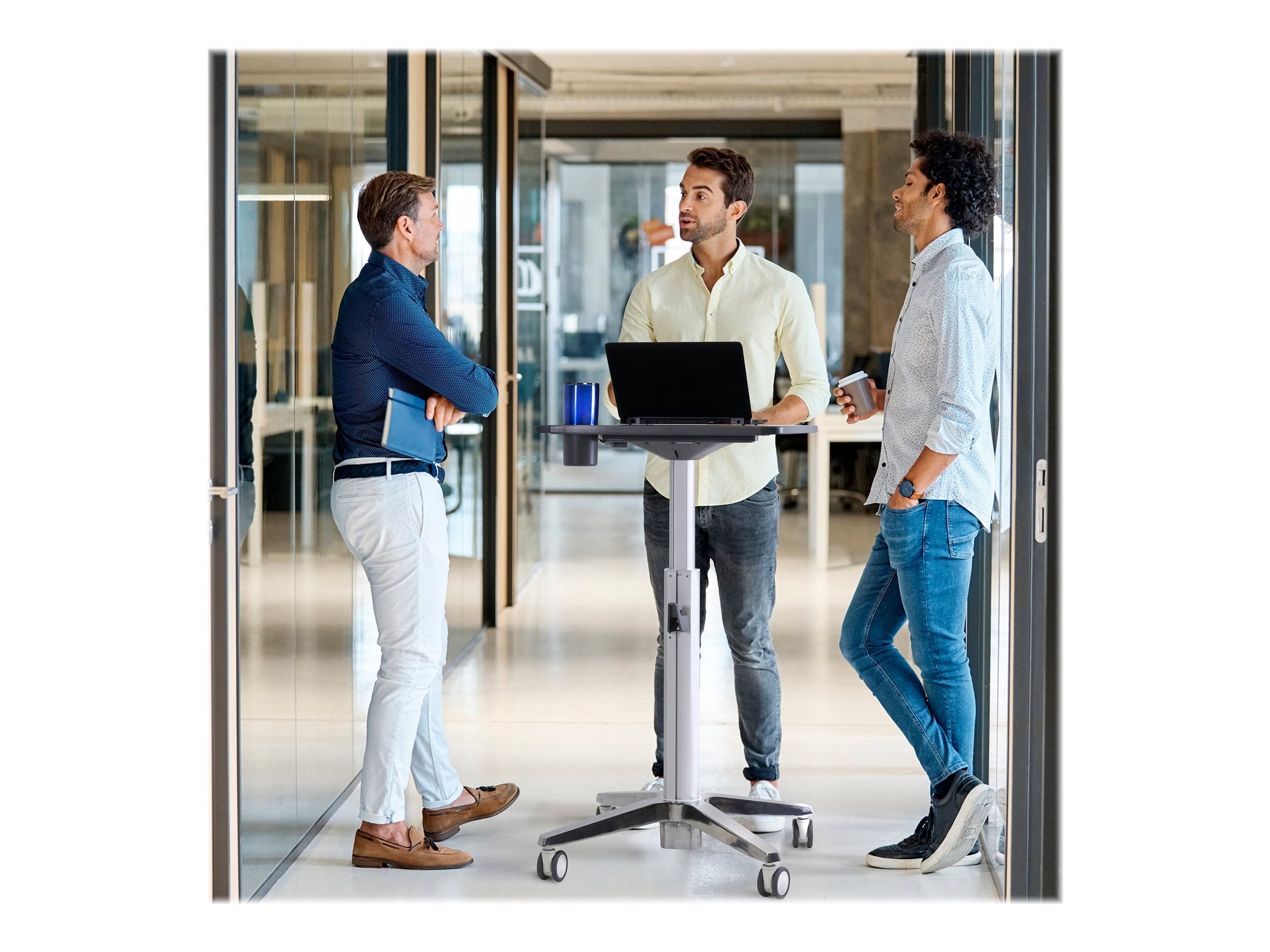 ERGOTRON LearnFit Stehschreibtisch Seitenansicht