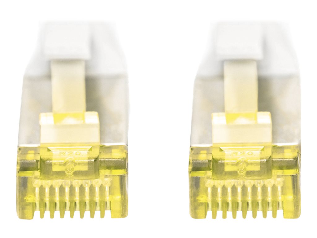 DIGITUS CAT 6A S-FTP Patchkabel Cu LSZH AWG 26/7 2,5m Grau - Verpackung