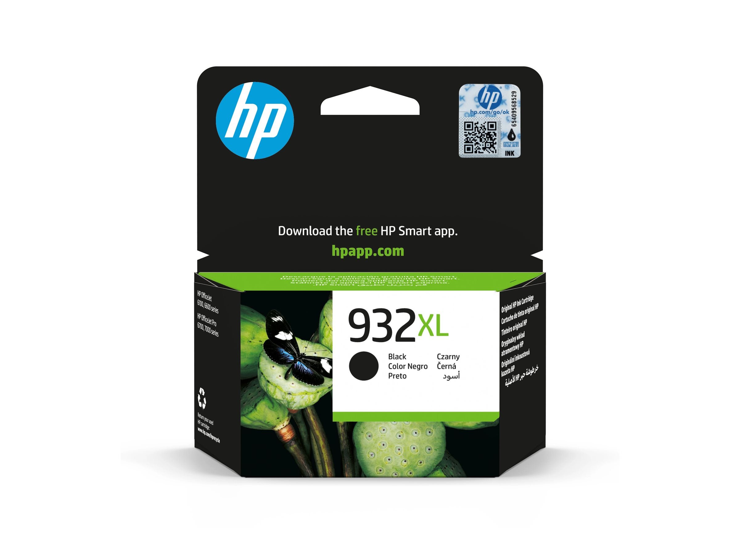 HP 932XL original Tintenpatrone CN053AE BGX schwarz Verpackung