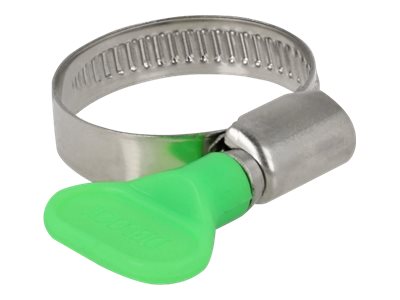 DELOCK Schlauchschelle mit Flügelmutter 22-32mm Vorderansicht