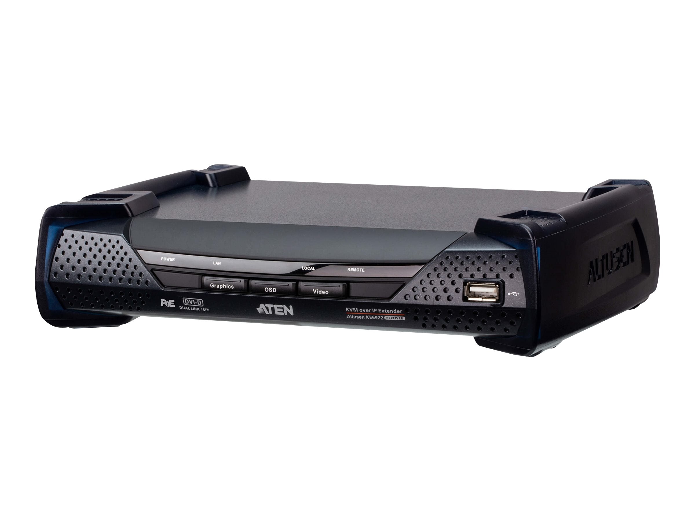 ATEN KE6922R 2K DVI-D Dual Link KVM Over IP Empfänger Verpackung