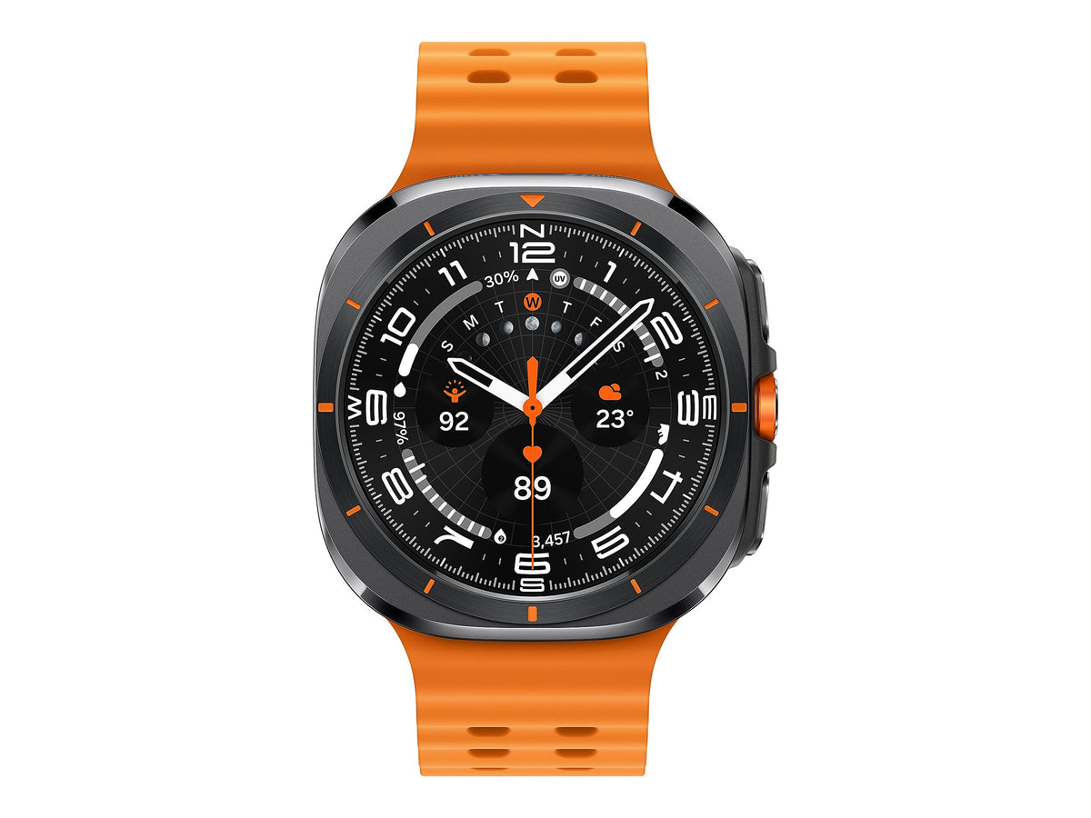 SAMSUNG Galaxy Watch Ultra LTE 47mm 64GB SM-L705F Titanium Gray am Handgelenk